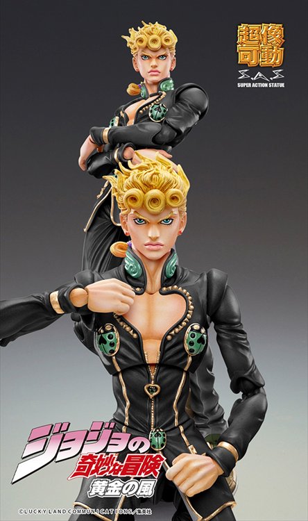 Jojos Bizarre Adventure Part V - Giorno Giovanna Ver.black Super Action Figure