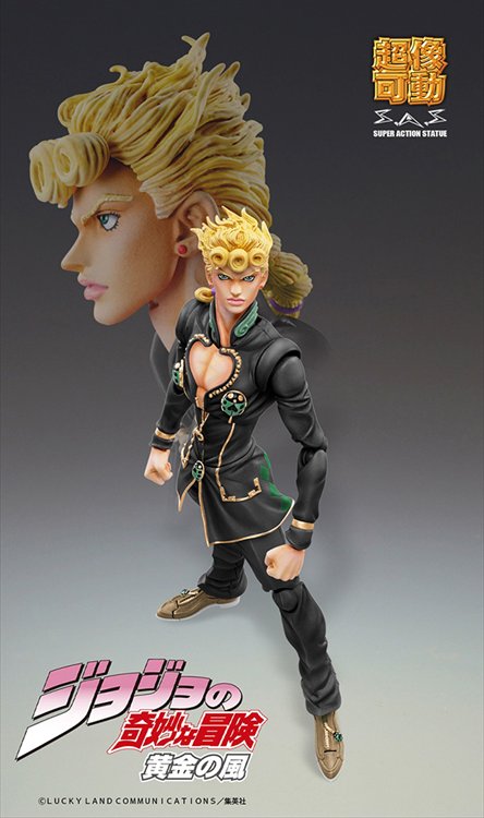 Jojos Bizarre Adventure Part V - Giorno Giovanna Ver.black Super Action Figure