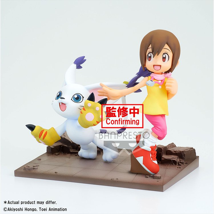 Digimon Adventure - Hikari and Tailmon PVC Figure