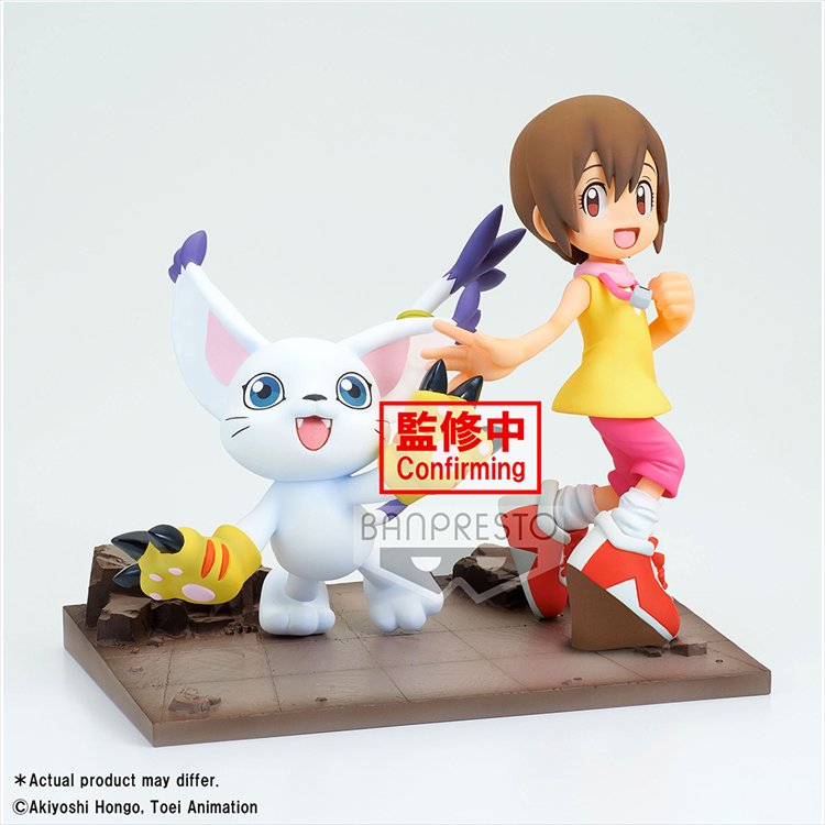 Digimon Adventure - Hikari and Tailmon PVC Figure