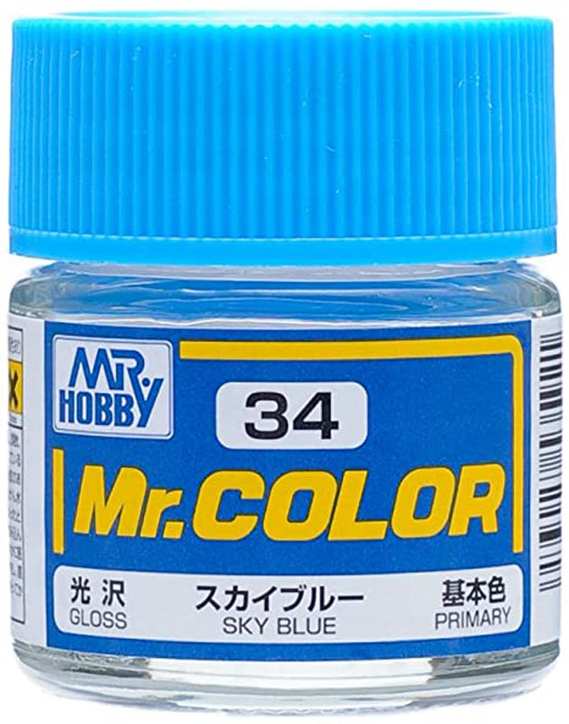 Mr Color - C34 Gloss Sky Blue 10ml