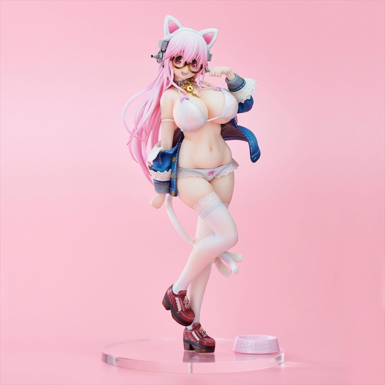 Super Sonico - Super Sonico White Cat Ver. PVC Figure