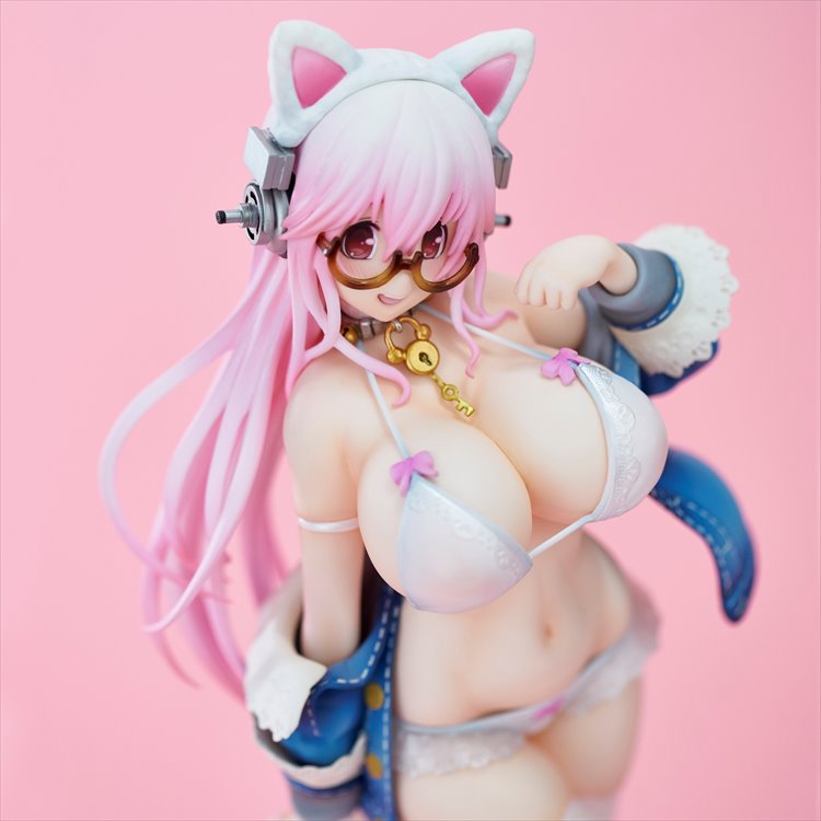 Super Sonico - Super Sonico White Cat Ver. PVC Figure