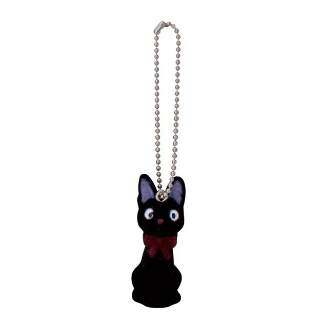 Kikis Delivery Service - Jiji Sekiguchi Flocked Key Chain