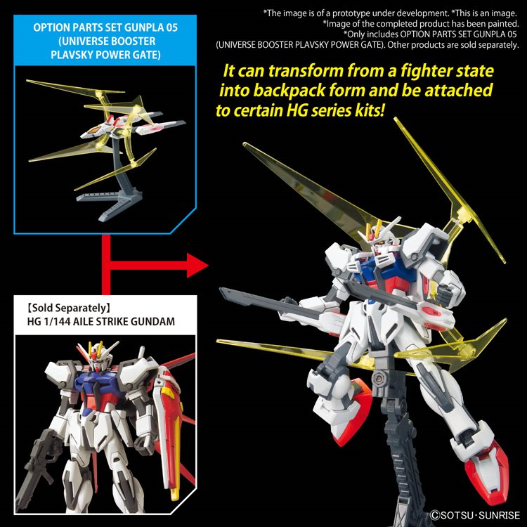 Gundam - Option Parts Set Gunpla 05 Universe Booster Plavsky Power Gate