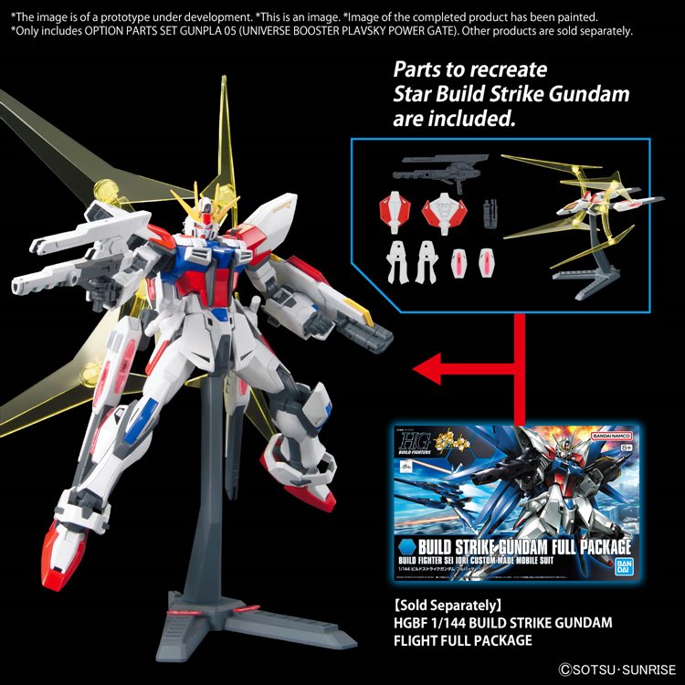 Gundam - Option Parts Set Gunpla 05 Universe Booster Plavsky Power Gate