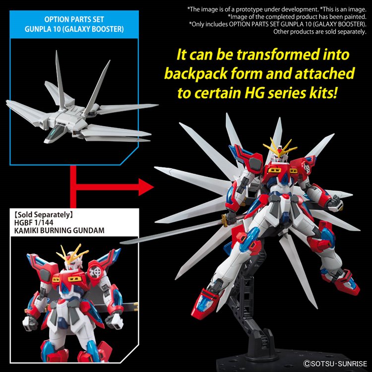 Gundam - Option Parts Set Gunpla 10 Galaxy Booster