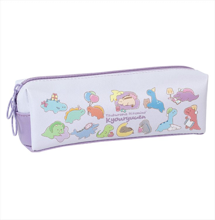 Yell World - Round-eyed pencil case Dinosaur Garden