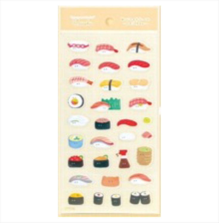 Yell World - Round Eyed Stuffed Photo Sitcker Sushi