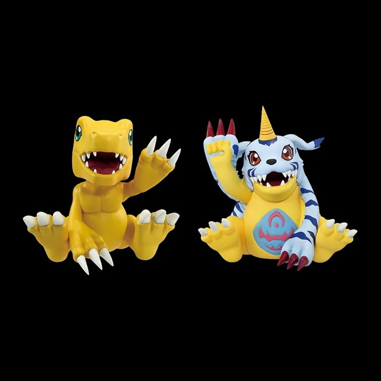 Digimon - Agumon and Gabumon Clash of Light and Darkness