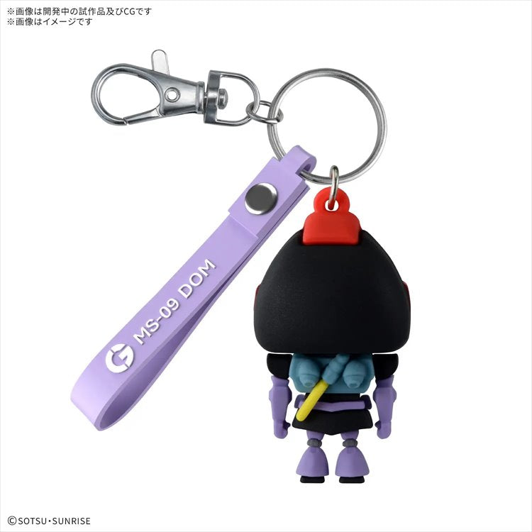 Gundam - Dompla kun 3D Rubber Mascot Keychain