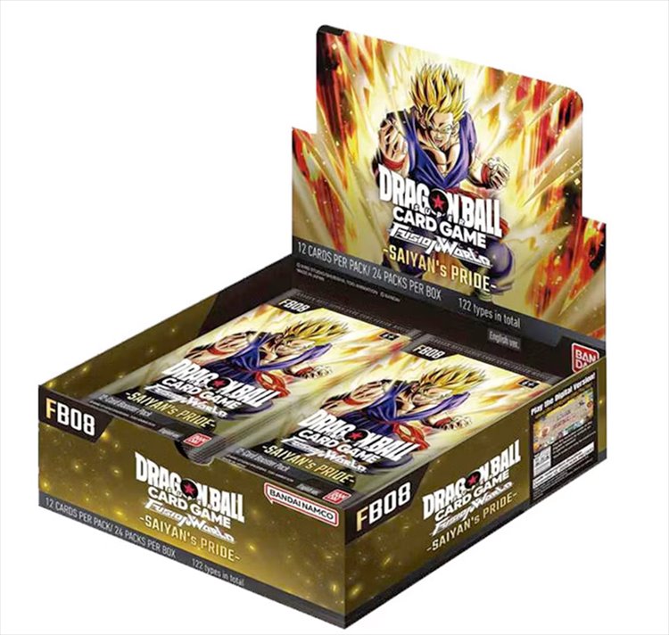 Dragon Ball Super Fusion World - TCG Saiyans Pride Set 08 Booster Display FB08