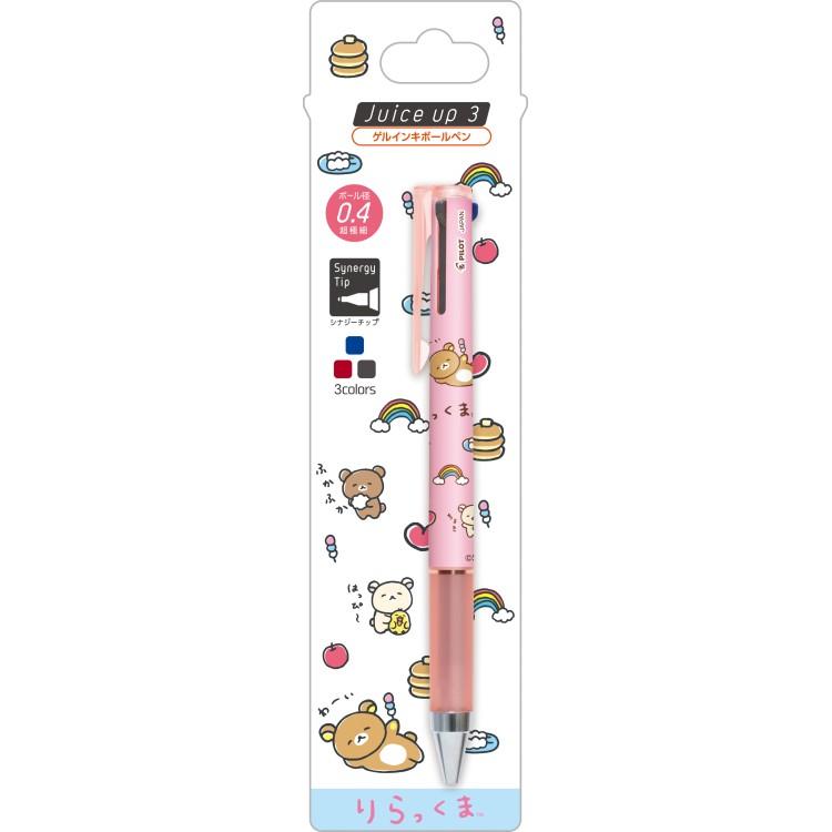San-X - Rilakkuma Yuruyuru Pokapoka Warm + Cozy Juice Up 3 Colors Multi Gel Pen