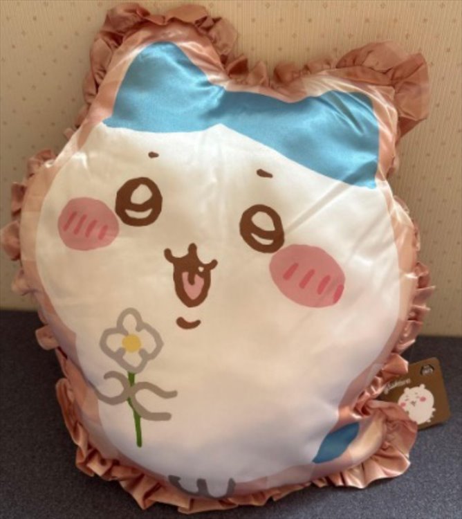 Chiikawa - Hachiware Gingham Frill Cushion