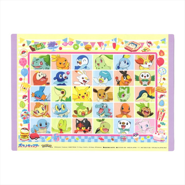 Pokemon - Desk Sheet Happy Festival Series