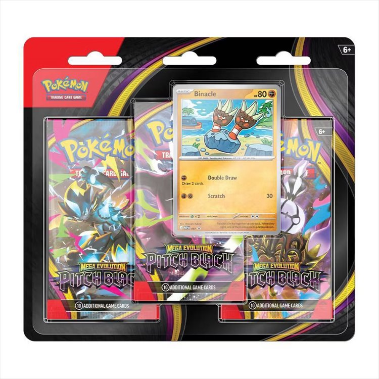 Pokemon - TCG ME05 Pitch Black 3PK Blister