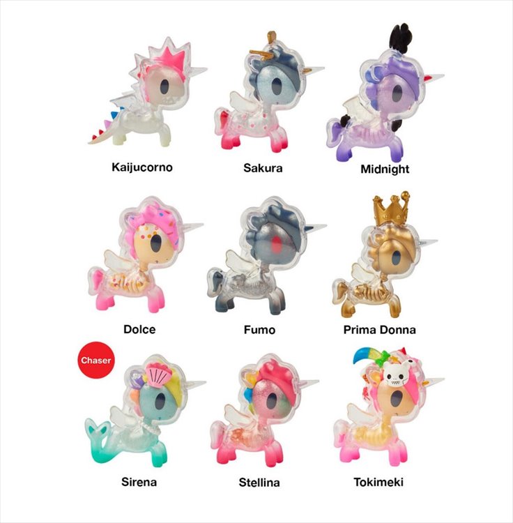 TokiDoki - After Dark Skeleton Unicorno SINGLE BLIND BOX