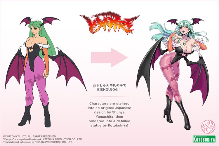 Darkstalkers - 1/7 Morrigan Bishoujo Statue PVC Figure