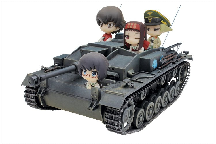 Girls and Panzer - 1/35 Sturmgeschutz III Ausf. F Team Kabasan with  Prepainted Figures