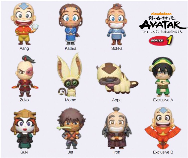 Avatar The Last Airbender - 3D Foam Collectible SINGLE BLIND BOX