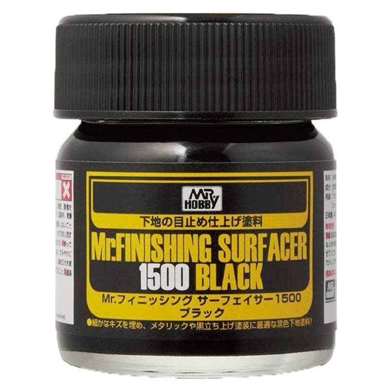 Mr Hobby - Mr. Finishing Surfacer 1500 Black 40ml