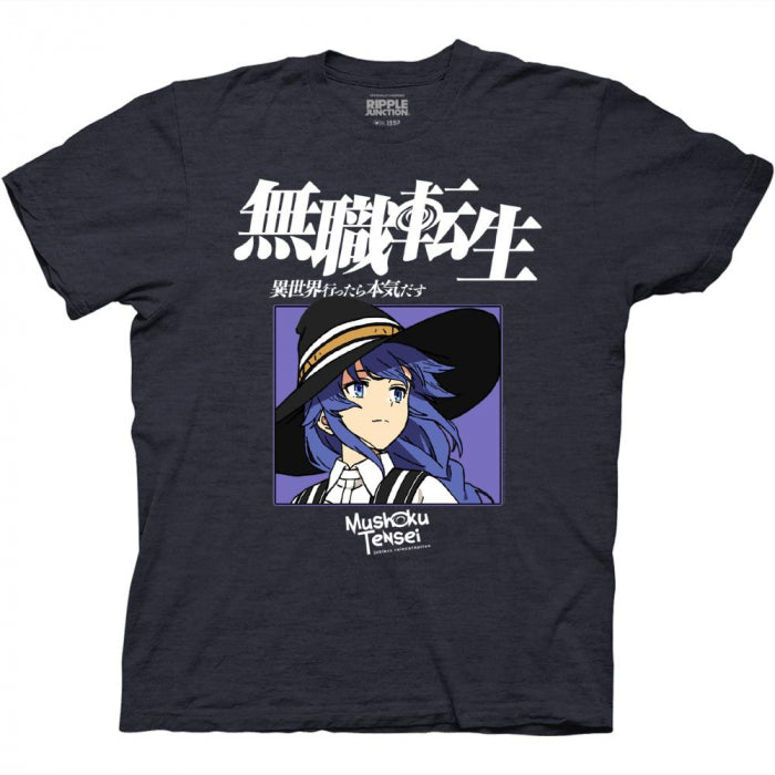 Mushoku Tensei Jobless Reincarnation - Roxy Heather Navy T-Shirt