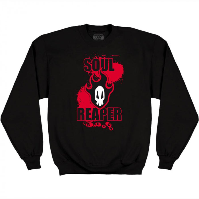Bleach - Soul Reaper With Flame Skull Sweatshirt