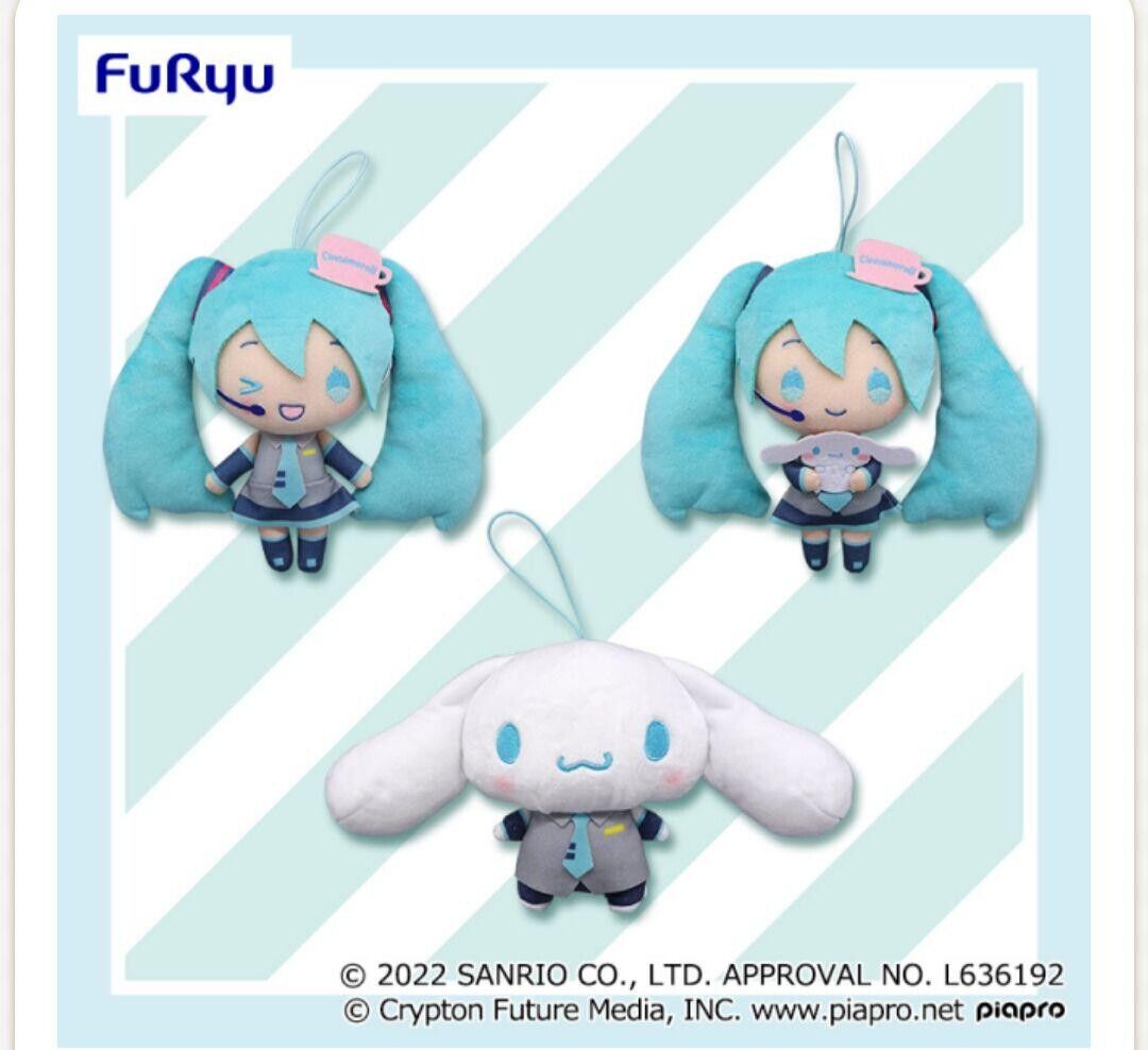 Vocaloid - Miku x Sanrio 15cm Plush B