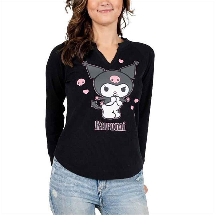 Sanrio - Kuromi Thermal Henley