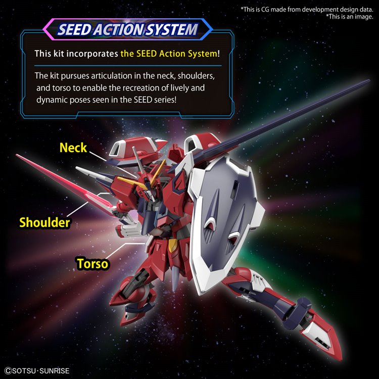 Gundam Seed Freedom - HG 1/144 Immortal Justice Gundam
