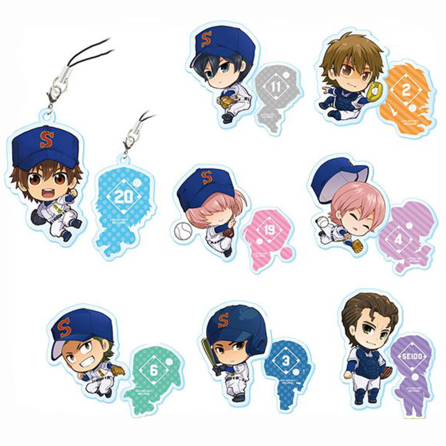 Ace of Diamond - Acrylic Charm Collection - Single BLIND BOX