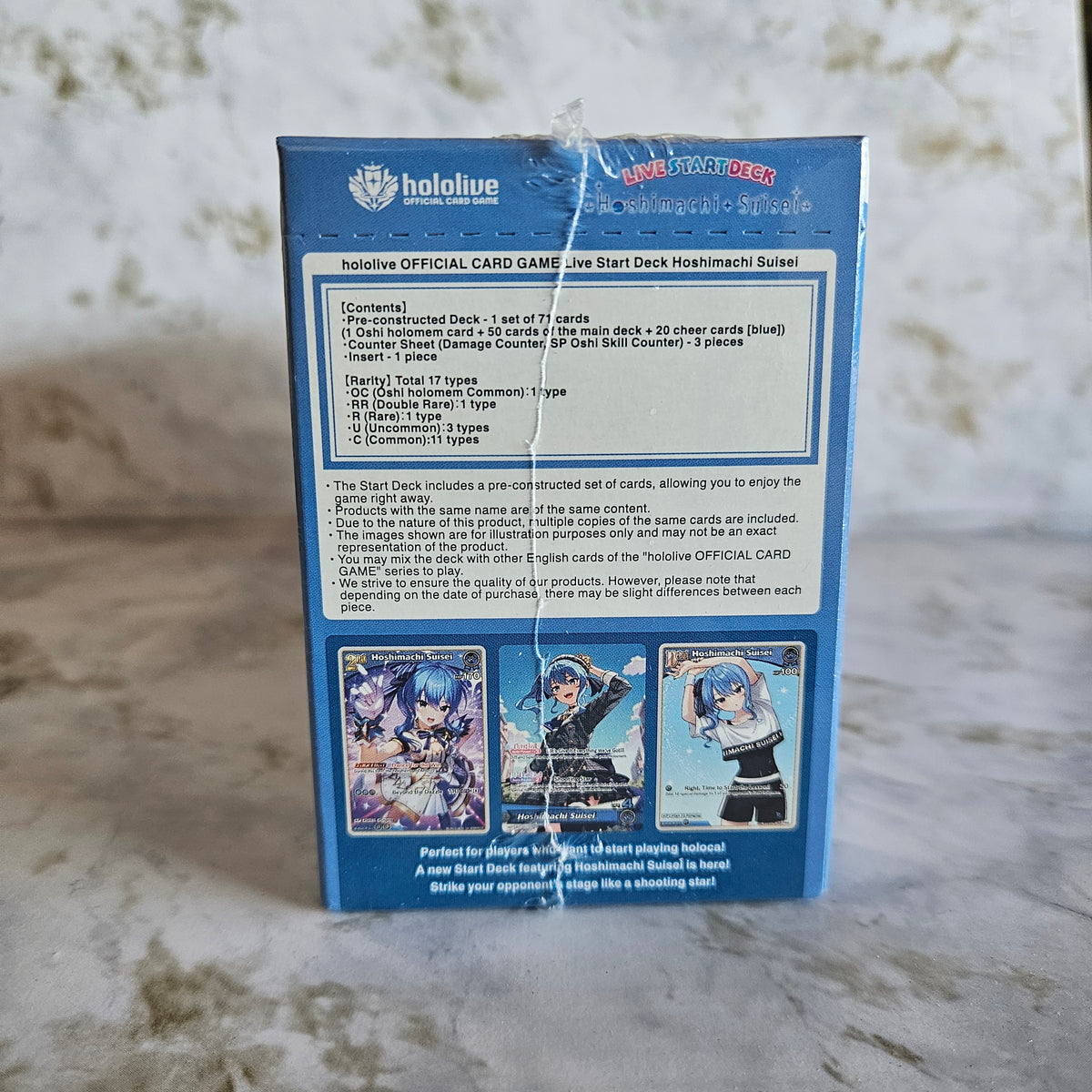 Hololive - Hololive Official Card Game Hoshimachi Suisei Live Start Deck English Edition