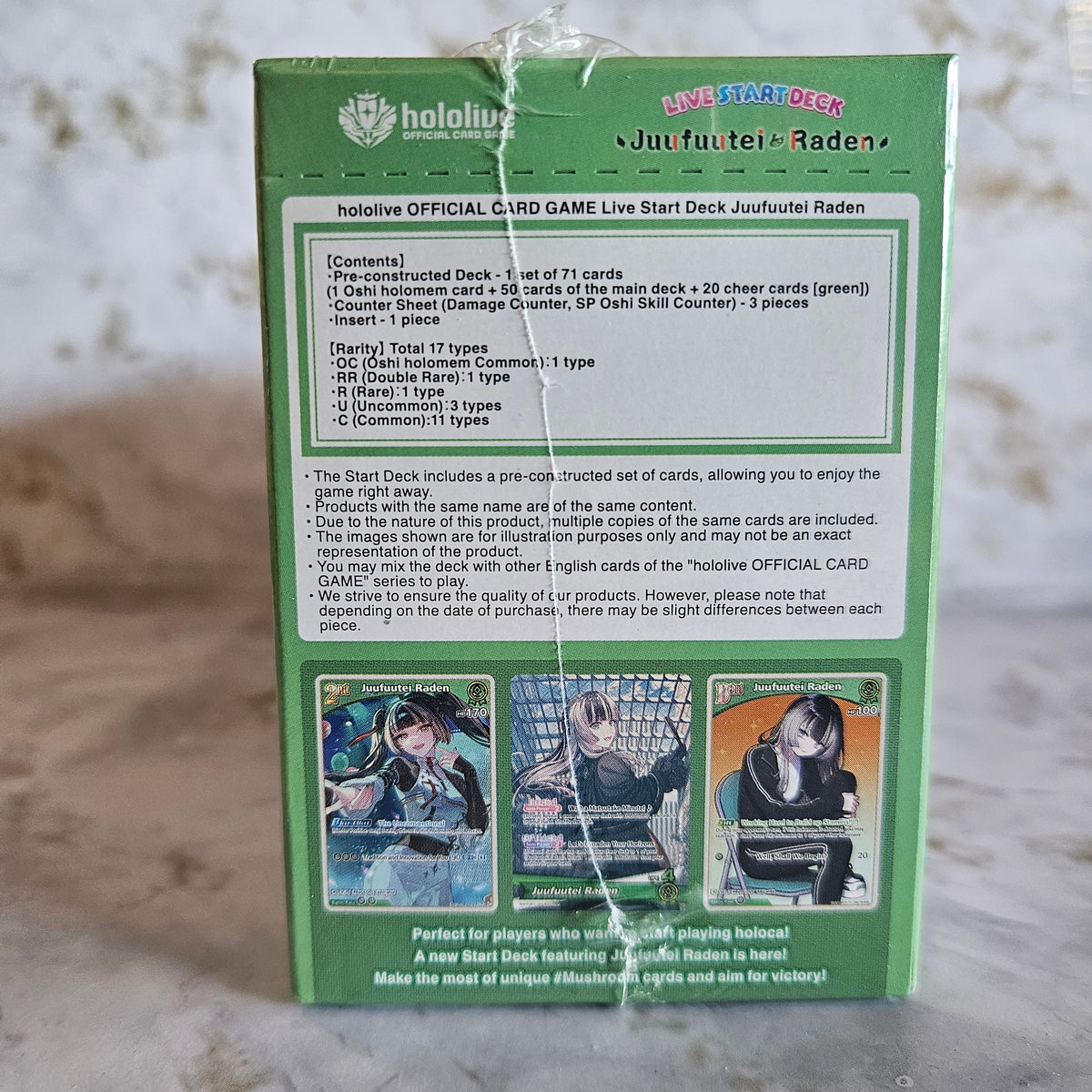 Hololive - Hololive Official Card Game Juufuutei Raden Live Start Deck English Edition