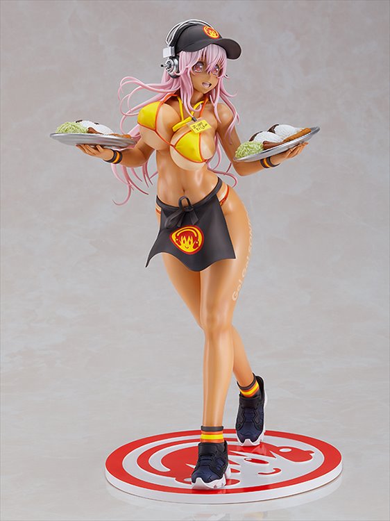 Super Sonico - 1/6 Super Sonico Bikini Waitress Ver. PVC Figure