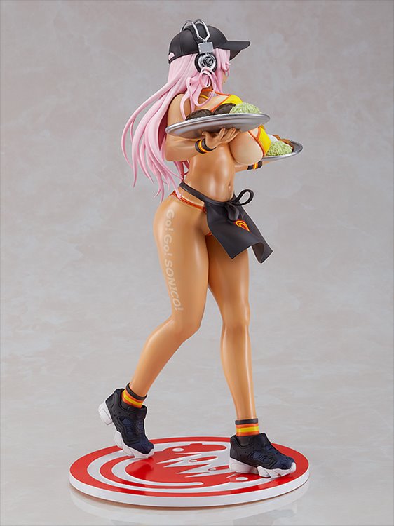 Super Sonico - 1/6 Super Sonico Bikini Waitress Ver. PVC Figure