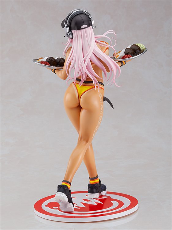 Super Sonico - 1/6 Super Sonico Bikini Waitress Ver. PVC Figure