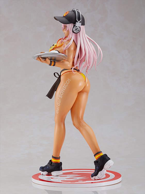 Super Sonico - 1/6 Super Sonico Bikini Waitress Ver. PVC Figure