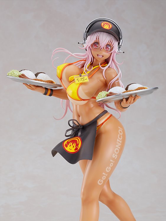 Super Sonico - 1/6 Super Sonico Bikini Waitress Ver. PVC Figure