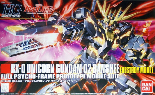 Gundam Unicorn - 1/144 HG Unicorn Gundam Banshee Destroy Mode Model Kit