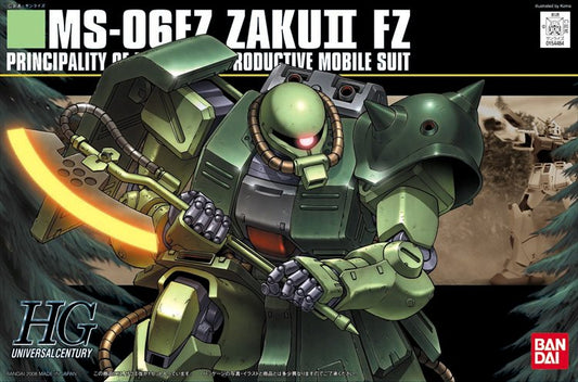 Gundam - 1/144 HGUC MS-06FZ Zaku II Kai Model Kit