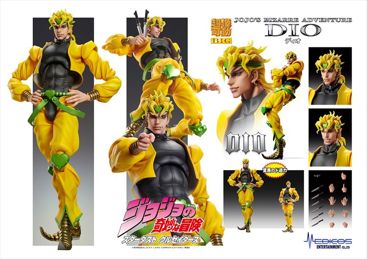 Jojos Bizarre Adventure Part III - Dio Super Action Statue Big PVC Figure