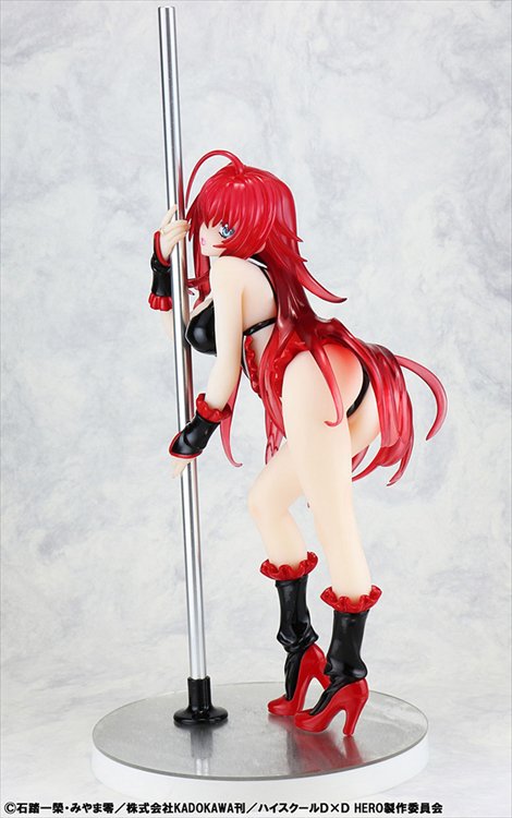 High School DxD - 1/7 Rias Gremory Pole Dance Ver. Black Color PVC Figure