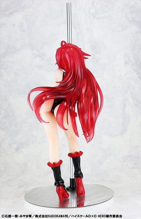 High School DxD - 1/7 Rias Gremory Pole Dance Ver. Black Color PVC Figure