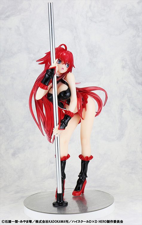 High School DxD - 1/7 Rias Gremory Pole Dance Ver. Black Color PVC Figure