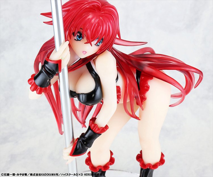 High School DxD - 1/7 Rias Gremory Pole Dance Ver. Black Color PVC Figure