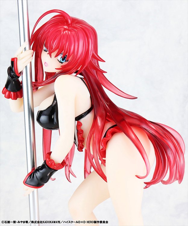 High School DxD - 1/7 Rias Gremory Pole Dance Ver. Black Color PVC Figure