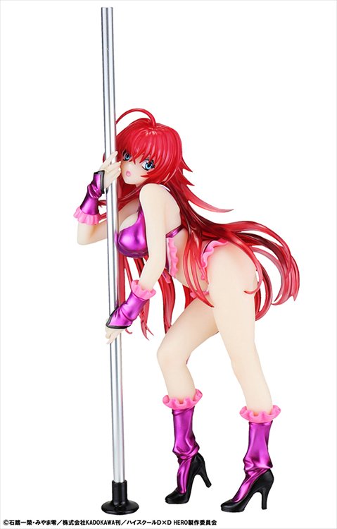 High School DxD - 1/7 Rias Gremory Pole Dance Ver. Purple Color PVC Figure