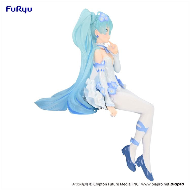 Vocaloid - Hatsune Miku Flower Fairy Nemophila Noodle Stopper Figure