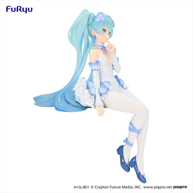 Vocaloid - Hatsune Miku Flower Fairy Nemophila Noodle Stopper Figure