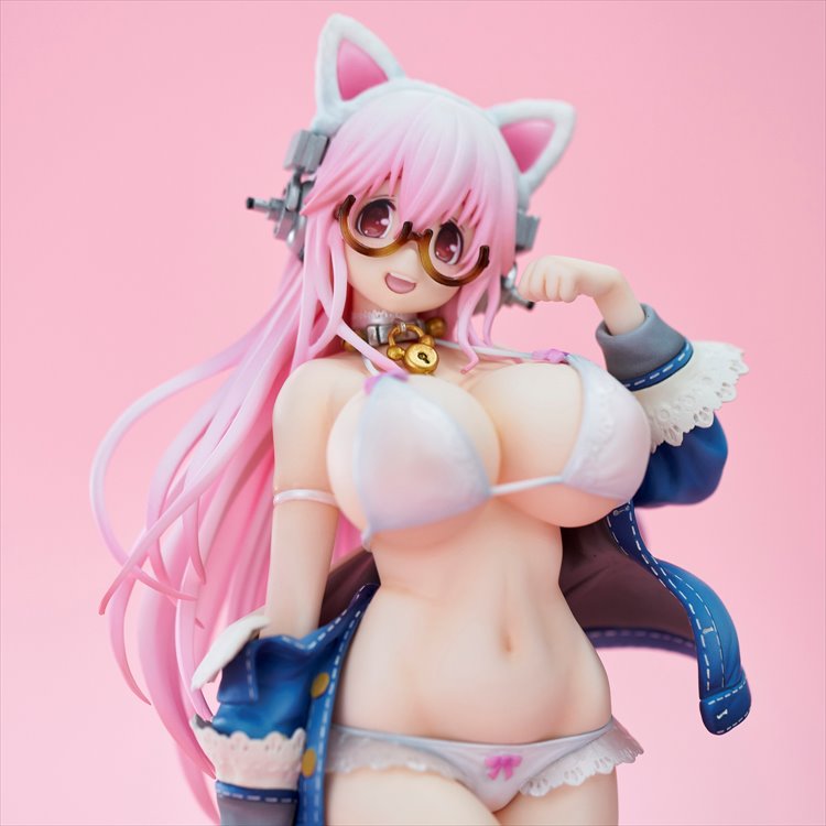 Super Sonico - Super Sonico White Cat Ver. (resale) PVC Figure